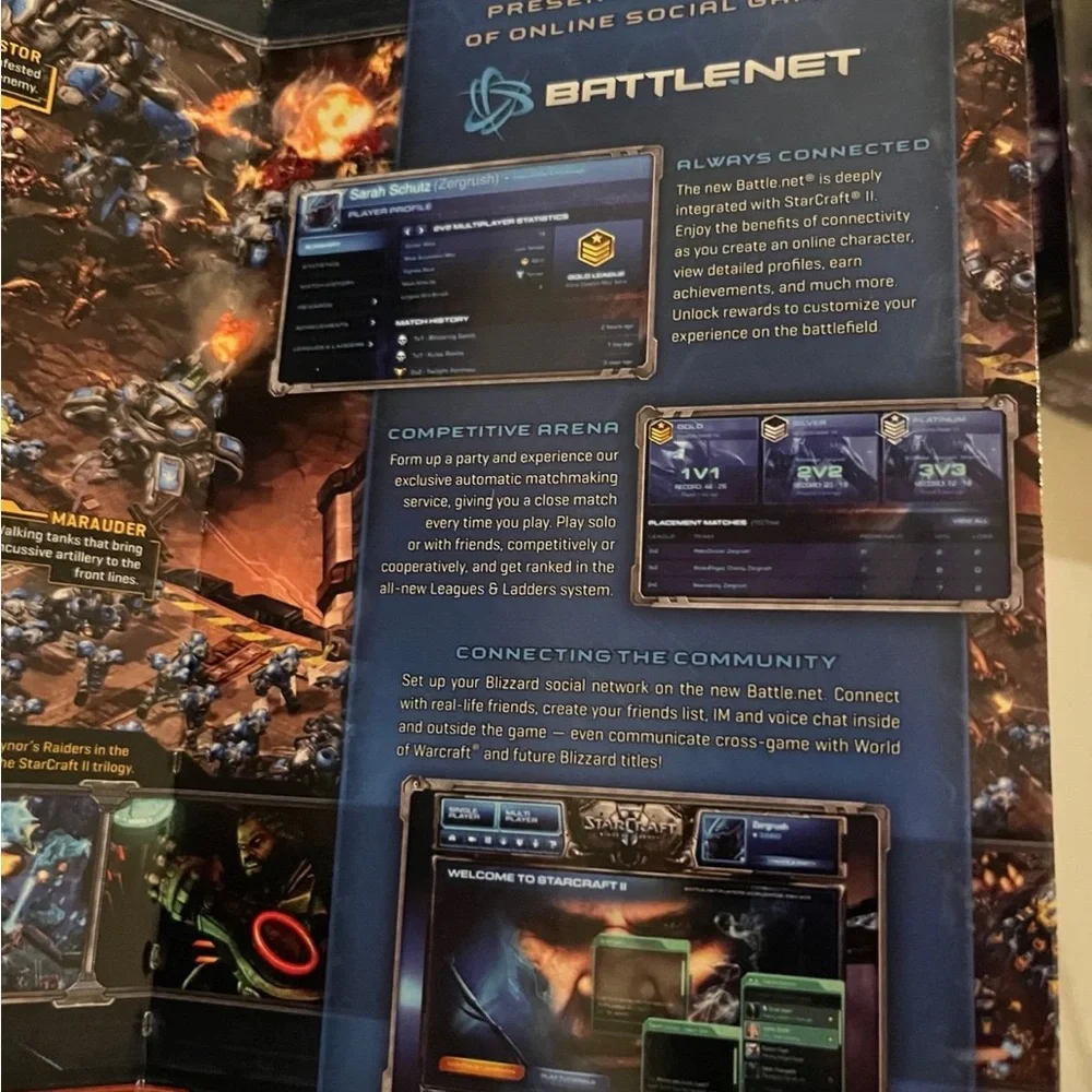 StarCraft II: Wings of Liberty PC Game - Black and Blue